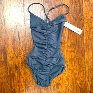 Body Wrappers Premiere #P522 shirred camisole leotard